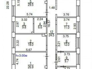 Фотография Аренда помещения свободного назначения, 352 м² , улица Коштоянца 10с1  №10