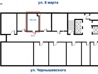 Фотография Аренда офиса, 18 м² , Чернышевского ул 16  №7