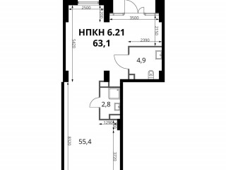 Продажа помещения свободного назначения 63 м² микрорайон Клязьма-Старбеево 1 