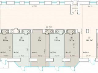 Фотография Аренда помещения свободного назначения, 147 м² , Ленинский проспект 62/1  №3