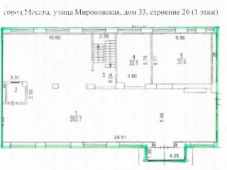 Фотография Аренда помещения свободного назначения, 363 м² , Мироновская улица 33с26  №4