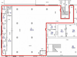 Фотография Аренда помещения свободного назначения, 410 м² , Краснодарская улица 13с2  №2