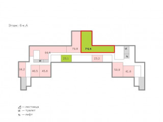 Фотография Аренда офиса, 75 м² , Бумажная улица 16к1  №2