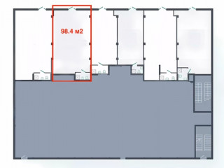 Фотография Аренда помещения свободного назначения, 98 м² , Громова ул 26/3  №7