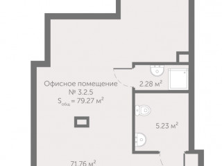 Продажа помещения свободного назначения 79 м² Октябрьская набережная 40 