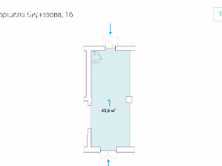 Фотография Аренда помещения свободного назначения, 44 м² , улица Маршала Бирюзова 16  №4