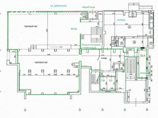 Фотография Аренда помещения свободного назначения, 529 м² , Дубнинская улица 10к1  №2