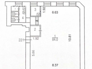 Фотография Аренда помещения свободного назначения, 98 м² , улица Арбат 6/2 №3 Фотография Аренда помещения свободного назначения, 98 м² , улица Арбат 6/2 №3