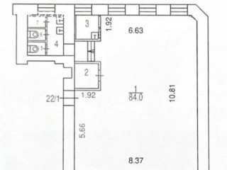 Фотография Аренда помещения свободного назначения, 98 м² , улица Арбат 6/2 №4 Фотография Аренда помещения свободного назначения, 98 м² , улица Арбат 6/2 №4