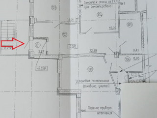 План помещения: Аренда помещения свободного назначения, 110 м² , Рощинская улица 46 , №1