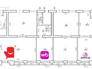 План помещения: Продажа помещения свободного назначения, 53 м² , улица Типанова  , №2