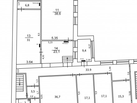 Аренда офиса 245 м² Новая Басманная улица 23Бс20 