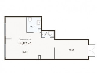 Фотография Продажа помещения свободного назначения, 59 м² , улица 60 лет ВЛКСМ   №10
