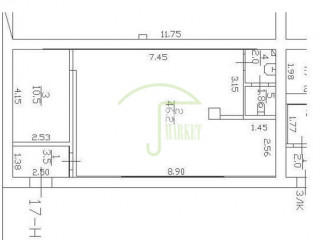Фотография Аренда магазина, 64 м² , улица Дыбенко 13к1  №5