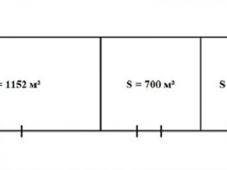 План помещения: Аренда склада, 1152 м² , Промышленная улица , №1 План помещения: Аренда склада, 1152 м² , Промышленная улица , №1