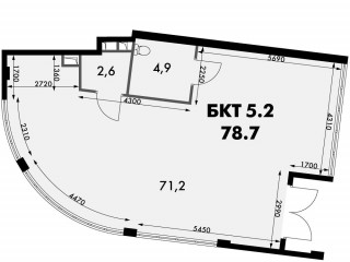 Продажа помещения свободного назначения 74 м² Варшавское шоссе 37Ак1 