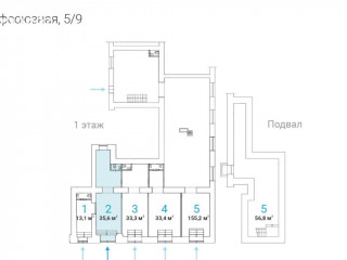 Фотография Аренда помещения свободного назначения, 36 м² , Профсоюзная улица 5/9 №4 Фотография Аренда помещения свободного назначения, 36 м² , Профсоюзная улица 5/9 №4