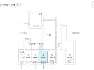 Фотография Аренда помещения свободного назначения, 33 м² , Профсоюзная улица 5/9 №4 Фотография Аренда помещения свободного назначения, 33 м² , Профсоюзная улица 5/9 №4