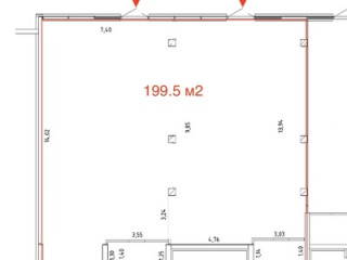 Фотография Аренда помещения свободного назначения, 200 м² , Громова ул 26/3 №11 Фотография Аренда помещения свободного назначения, 200 м² , Громова ул 26/3 №11