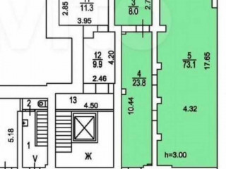 Фотография Аренда помещения свободного назначения, 180 м² , Шарикоподшипниковская улица 32  №4