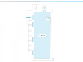 Фотография Аренда помещения свободного назначения, 91 м² , Большая Грузинская улица 12 №3 Фотография Аренда помещения свободного назначения, 91 м² , Большая Грузинская улица 12 №3