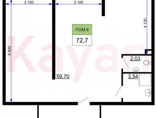 Фотография Продажа помещения свободного назначения, 73 м² , улица Петра Метальникова №8