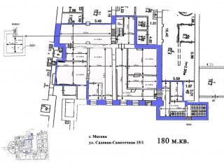 Фотография Аренда помещения свободного назначения, 180 м² , Садовая-Самотёчная улица 15/1 №5 Фотография Аренда помещения свободного назначения, 180 м² , Садовая-Самотёчная улица 15/1 №5