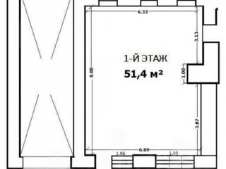 Фотография Аренда помещения свободного назначения, 51 м² , Большая Татарская улица 20с1 №5 Фотография Аренда помещения свободного назначения, 51 м² , Большая Татарская улица 20с1 №5