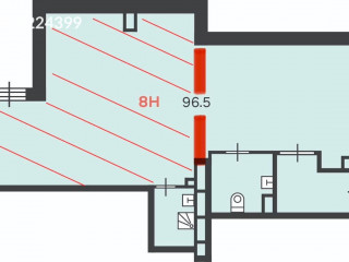 Фотография Аренда помещения свободного назначения, 97 м² , Радужная улица 18  №8