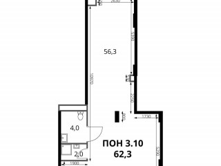 Продажа помещения свободного назначения 62 м² деревня Саларьево вл10А