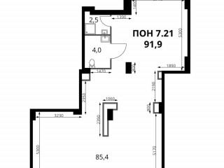 Продажа помещения свободного назначения 92 м² деревня Саларьево вл10А
