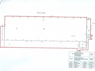 План помещения: Аренда склада, 1600 м² , Воздухоплавательная улица  , №1