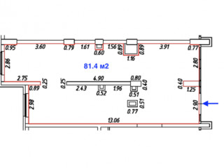 Фотография Аренда помещения свободного назначения, 81 м² , Зеленый остров ул 14/2  №6