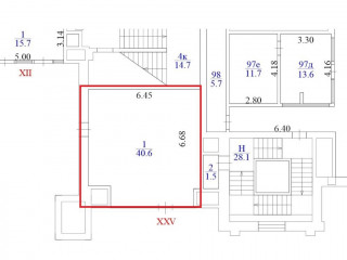 Фотография Аренда магазина, 41 м² , Павелецкая площадь 1Ас1  №1