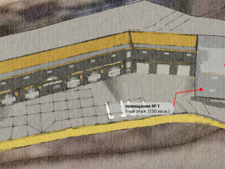 План помещения: Аренда помещения свободного назначения, 288 м² , Днепровская улица 48 , №1