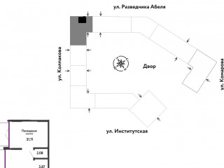 Продажа помещения свободного назначения 38 м² улица Комарова 17А 