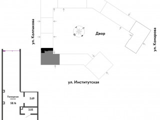 Продажа помещения свободного назначения 67 м² улица Комарова 17А 