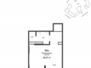 Продажа помещения свободного назначения 49 м² улица Коларова 17 