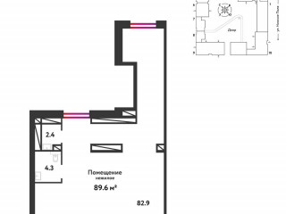 Продажа помещения свободного назначения 90 м² Иловайская улица 3с5 