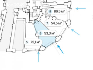 Фотография Аренда помещения свободного назначения, 53 м² , Мясницкая улица 8/2  №3