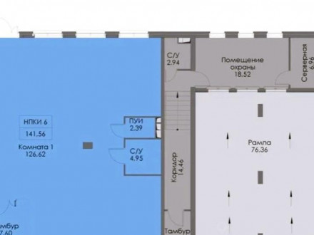 Аренда помещения свободного назначения 140 м² Дорожная улица 46к1 