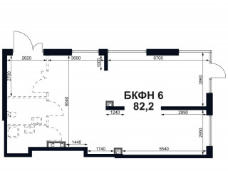 Фотография Продажа помещения свободного назначения, 82 м² , поселок Октябрьский 1  №1