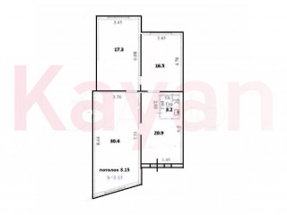 Продажа помещения свободного назначения 85 м² улица имени Виктора Нарыкова  