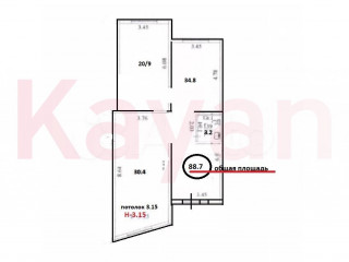 Фотография Продажа помещения свободного назначения, 85 м² , улица имени Виктора Нарыкова №2 Фотография Продажа помещения свободного назначения, 85 м² , улица имени Виктора Нарыкова №2