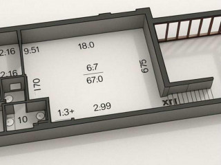 Фотография Аренда помещения свободного назначения, 120 м² , Мичуринский проспект 7к1  №3