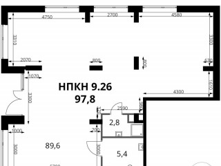 Продажа помещения свободного назначения 98 м² Комсомольская улица 16 
