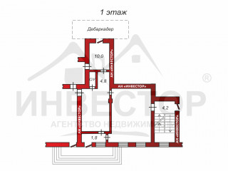 План помещения: Продажа склада, 530 м² , Корабельная улица 15к5 , №1