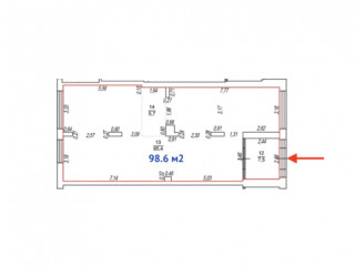 Фотография Аренда помещения свободного назначения, 99 м² , Мраморская ул 13  №10