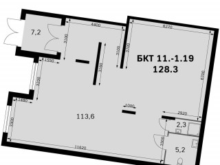 Продажа помещения свободного назначения 128 м² посёлок Развилка 46