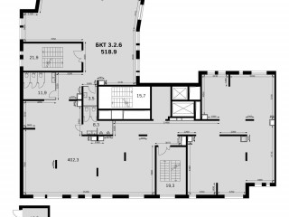 Продажа помещения свободного назначения 511 м² посёлок Развилка 46